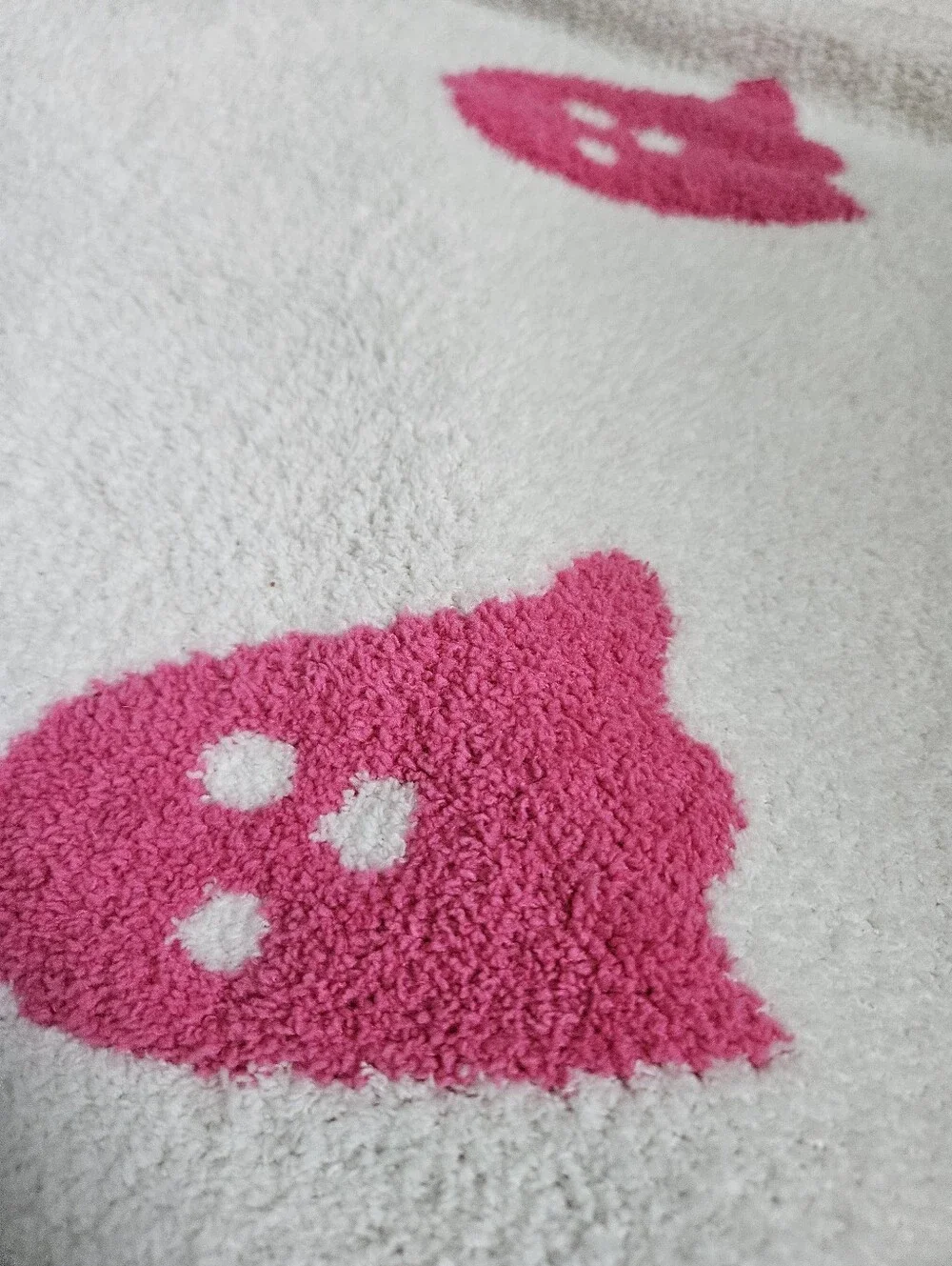 Cupcakes And Cashmere Halloween Pink Ghost Plush Throw Blanket